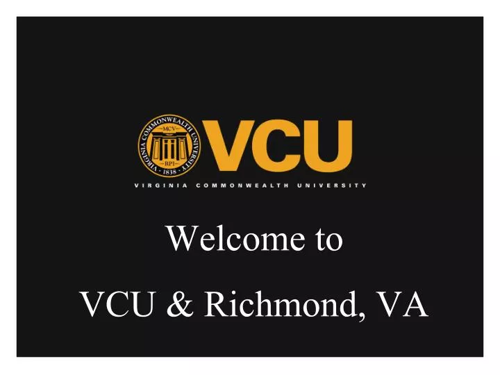 welcome to vcu richmond va