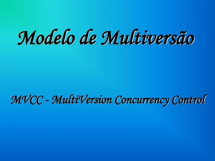 modelo de multivers o