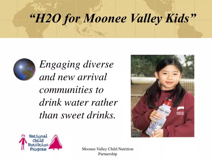 engaging diverse and new arrival communities to drink water rather than sweet drinks