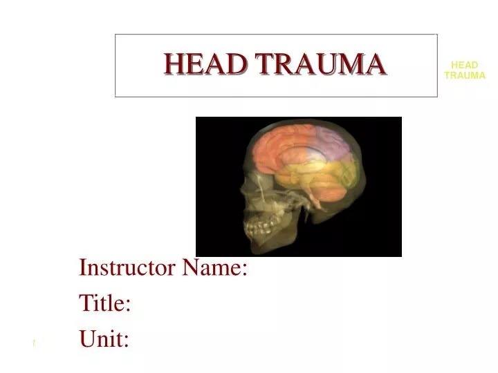 head trauma