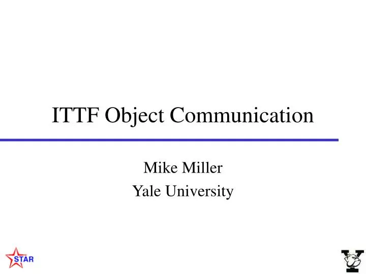 ittf object communication
