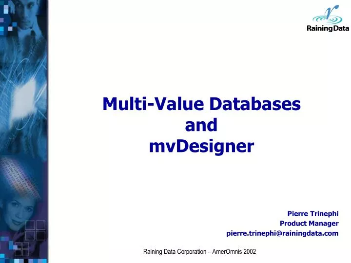multi value databases and mvdesigner
