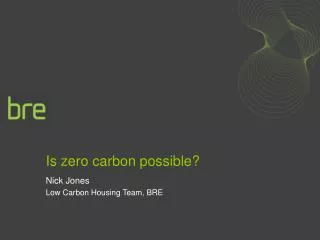 Is zero carbon possible?
