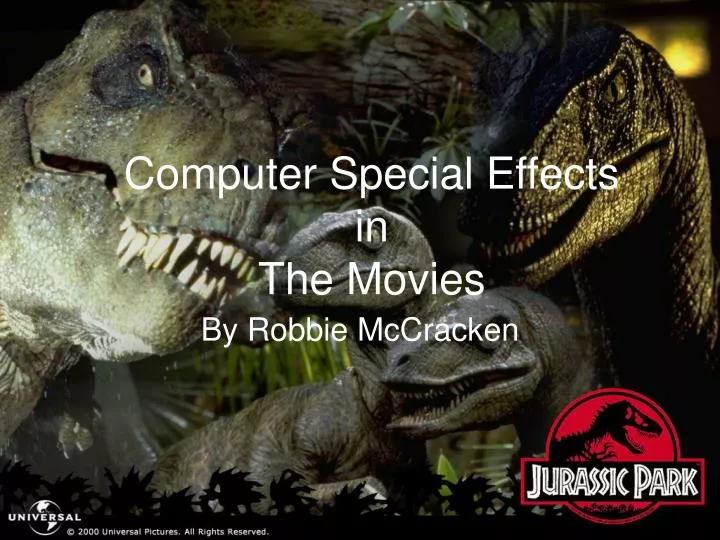 computer special effects in the movies