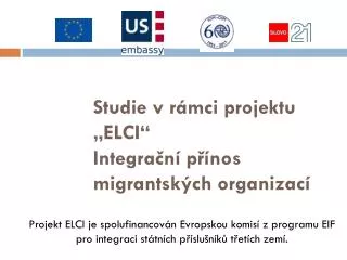 studie v r mci projektu elci integra n p nos migrantsk ch organizac