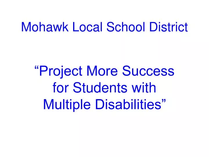 mohawk local school district