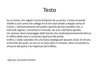 testo