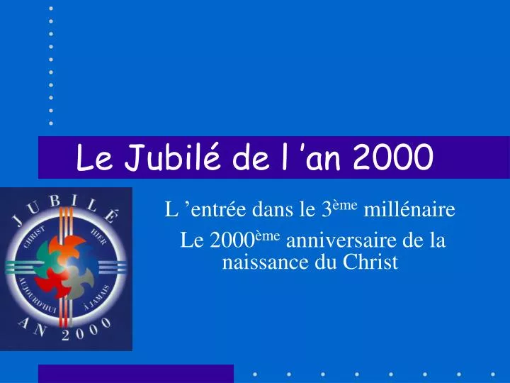 le jubil de l an 2000