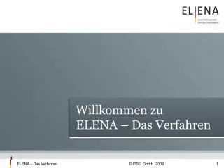 willkommen zu elena das verfahren