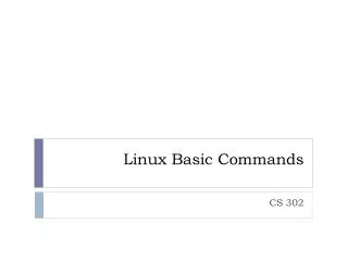 Linux Basic Commands