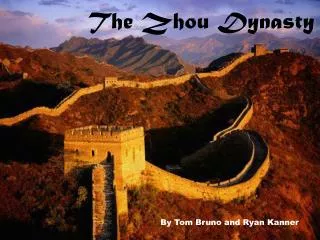 The Zhou Dynasty