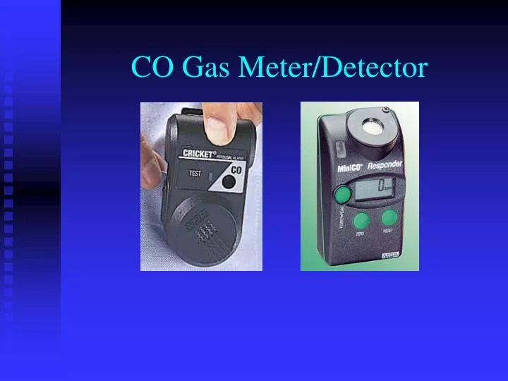 co gas meter detector