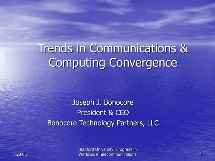 trends in communications computing convergence