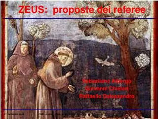 zeus proposte dei referee