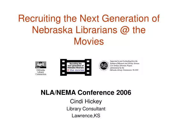 recruiting the next generation of nebraska librarians @ the movies