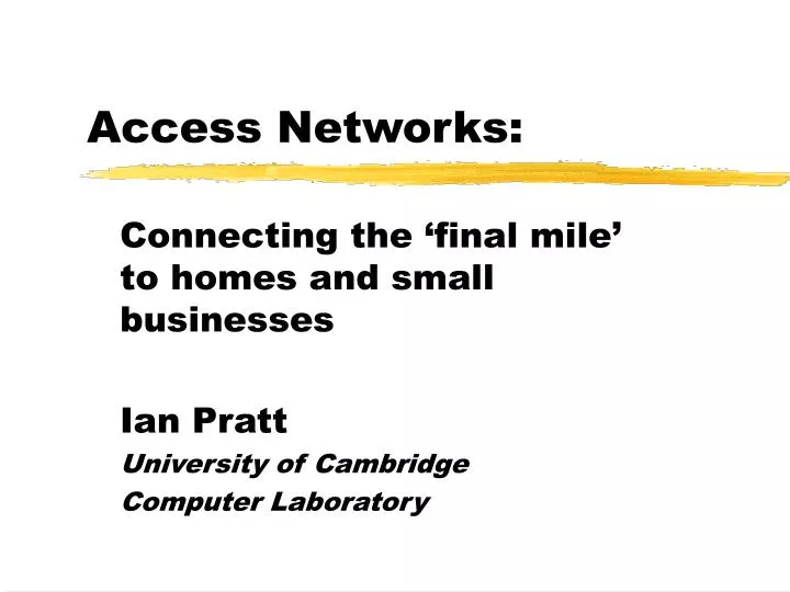 access networks