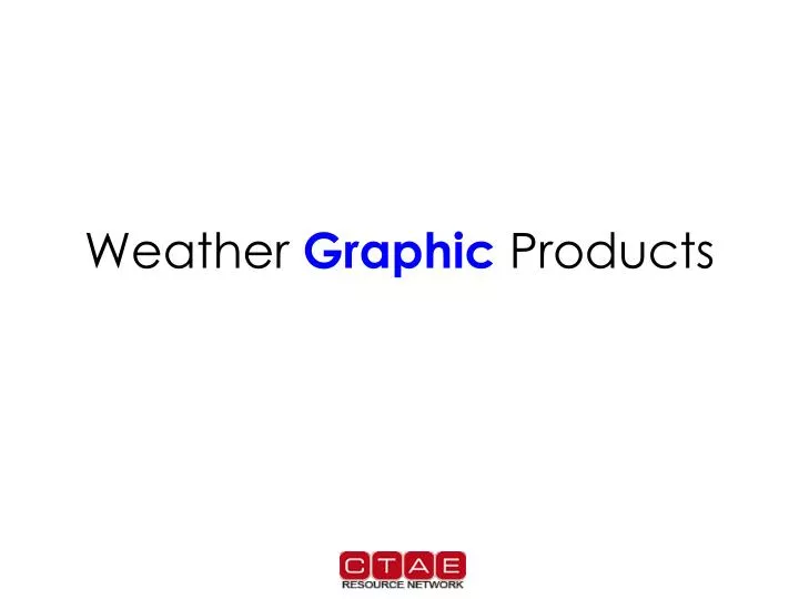 weather graphic products