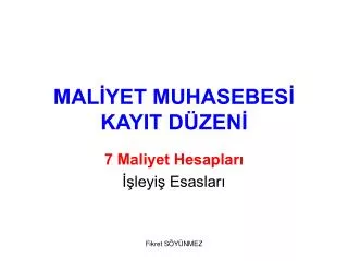 mal yet muhasebes kayit d zen
