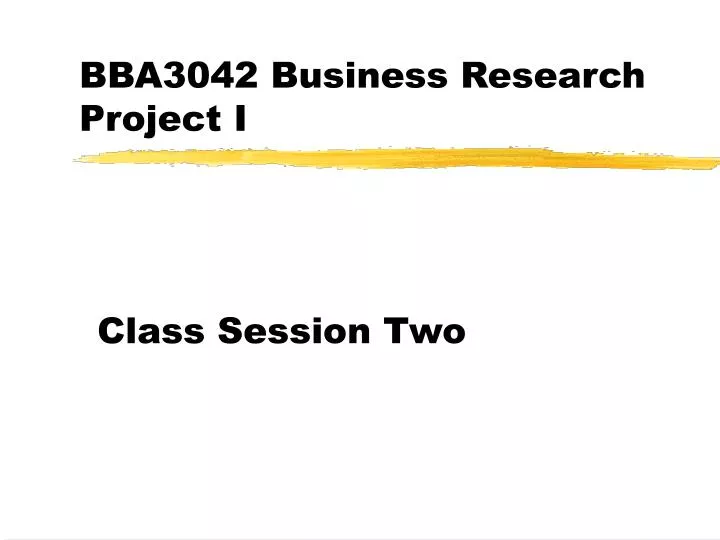 bba3042 business research project i
