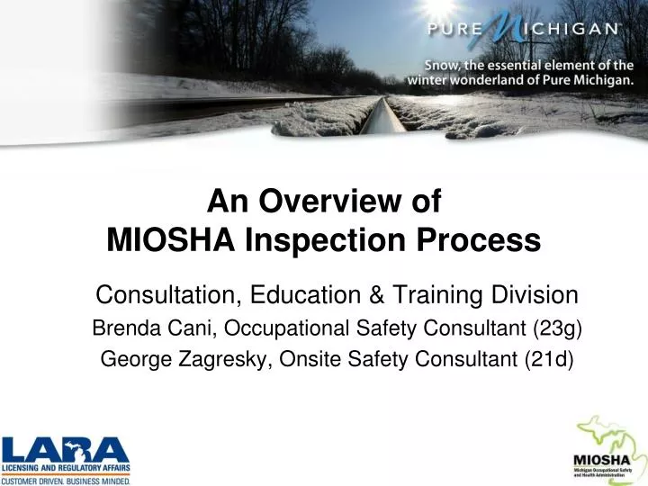 an overview of miosha inspection process