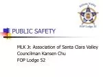 PUBLIC SAFETY - slide 1