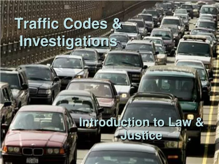 traffic codes investigations