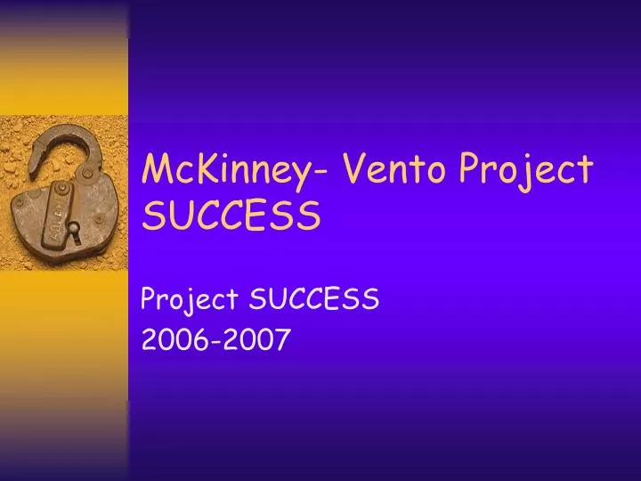 mckinney vento project success