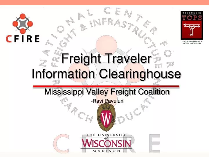 freight traveler information clearinghouse