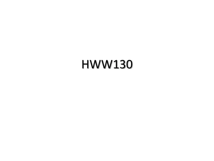 hww130