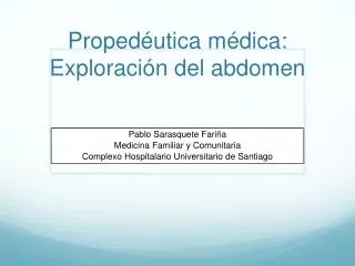 proped utica m dica exploraci n del abdomen