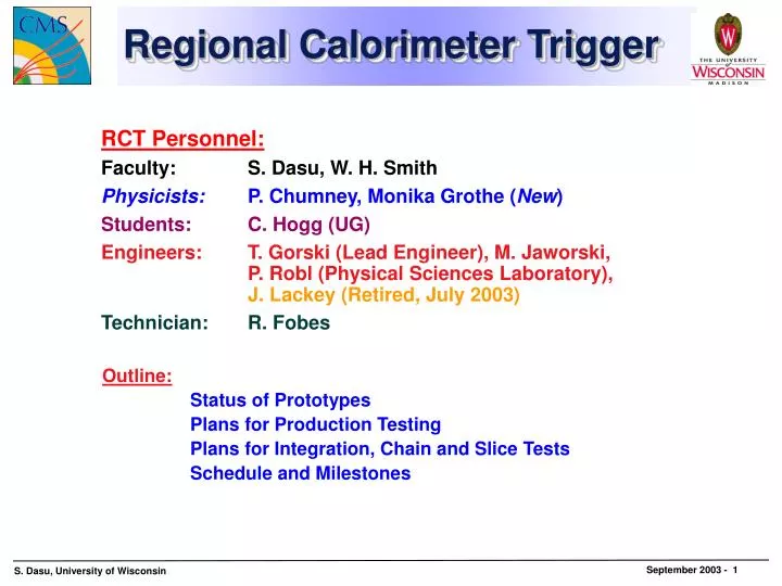 regional calorimeter trigger