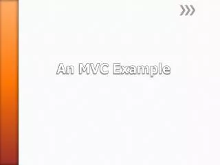 An MVC Example
