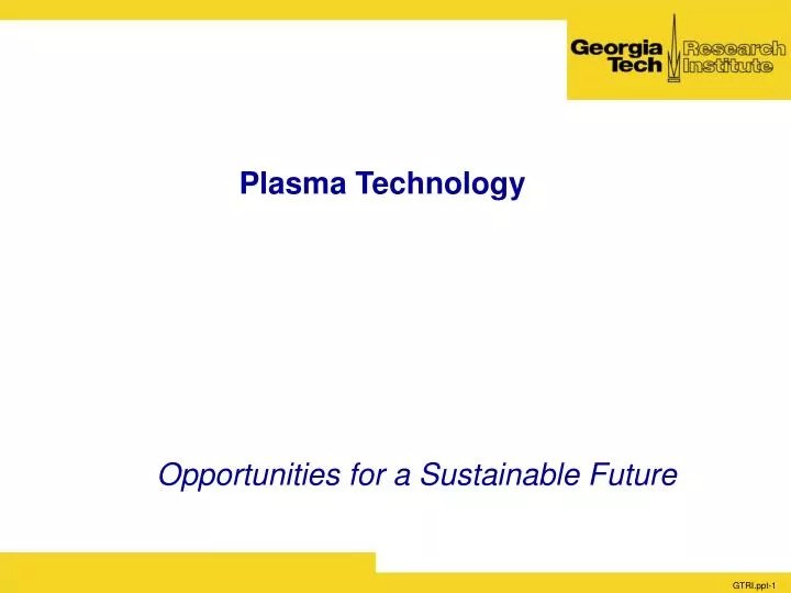 plasma technology