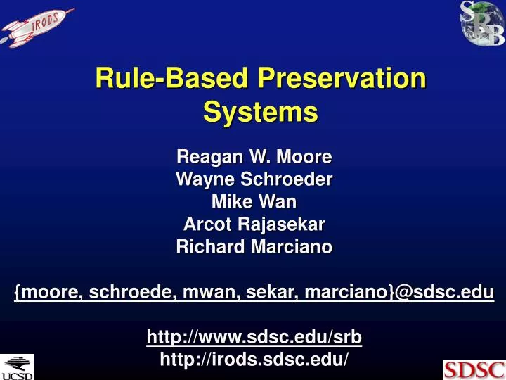 rule based preservation systems