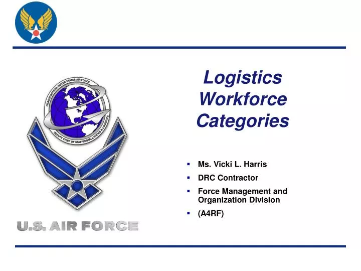 logistics workforce categories