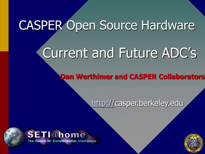 casper open source hardware current and future adc s