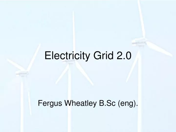 electricity grid 2 0