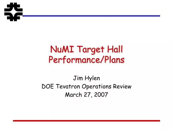 numi target hall performance plans