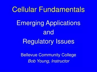 Cellular Fundamentals