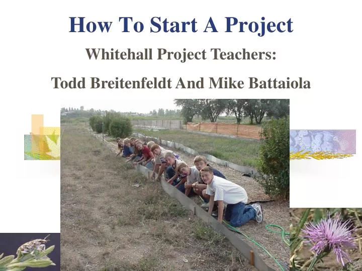 how to start a project