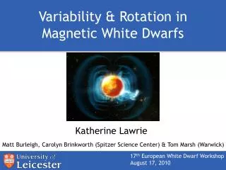 Variability &amp; Rotation in Magnetic White Dwarfs