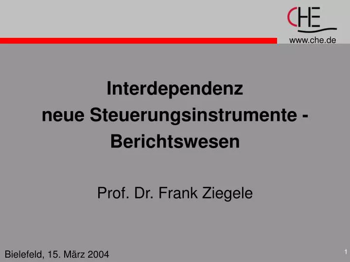 interdependenz neue steuerungsinstrumente berichtswesen