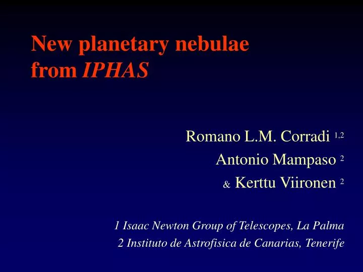 new planetary nebulae from iphas