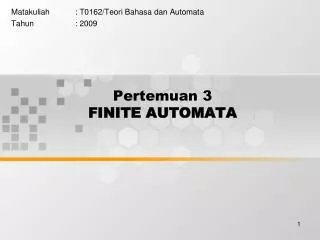 pertemuan 3 finite automata