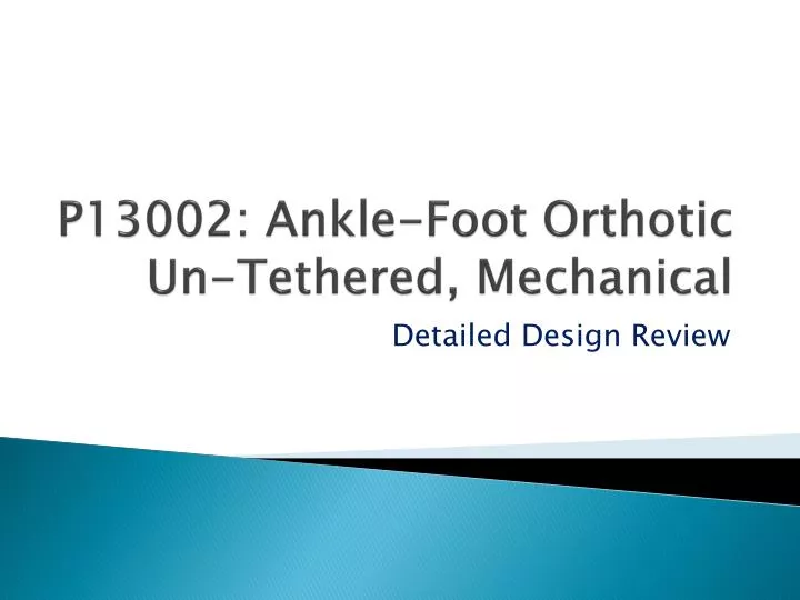 p13002 ankle foot orthotic un tethered mechanical