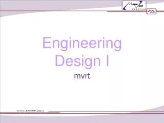 Engineering Design I