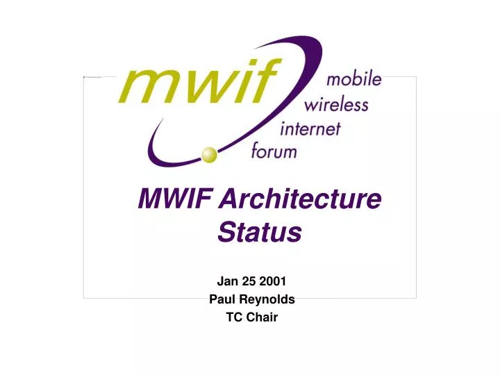 mwif architecture status
