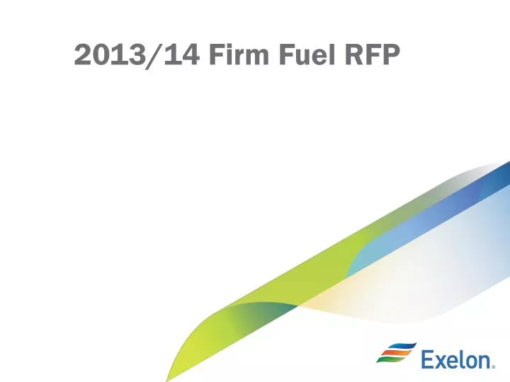 2013 14 firm fuel rfp