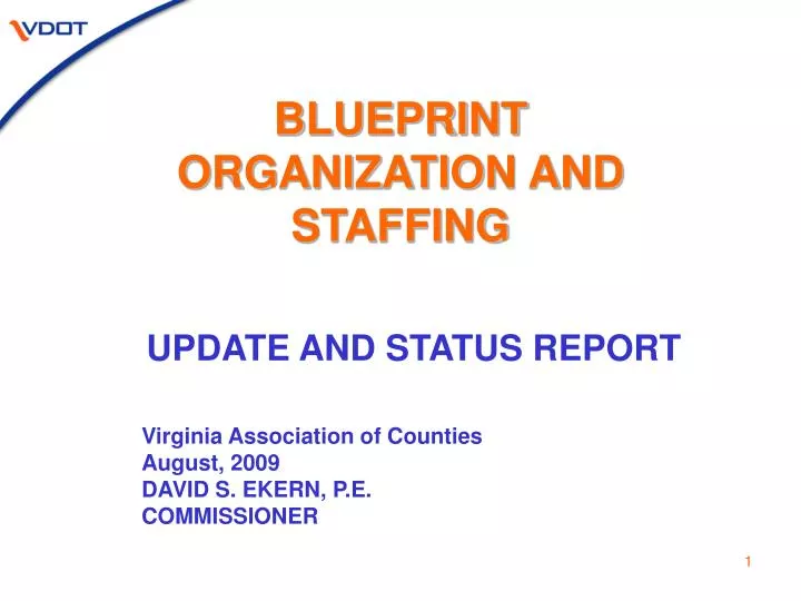 blueprint organization and staffing