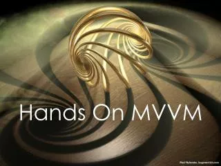 Hands On MVVM